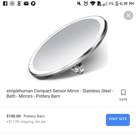 Simplehuman compact mirror - Picture 3 of 3